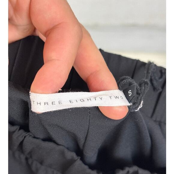 Three Eighty Two Women’s S Black Vanessa Wide Leg Dress Pants Side Slit Foxy NWT - Picture 3 of 5